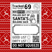 Load image into Gallery viewer, Tracked 69 Labels