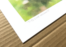 Load image into Gallery viewer, Tits Like Coconuts A3 - Signed Edition of 20