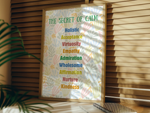 Load image into Gallery viewer, The Secret of Calm - HIdden Message Funny Art Print
