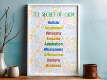 Load image into Gallery viewer, Secret of Calm Wall Art Print