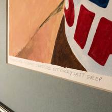 Load image into Gallery viewer, Teabagging Husband Squeezes... Framed Painting