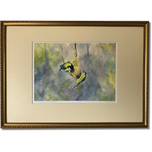 Load image into Gallery viewer, Tits Hanging Out in the Garden - Framed Painting