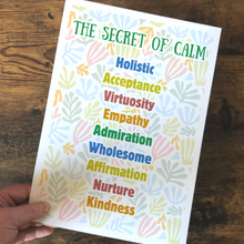 Load image into Gallery viewer, Secret of Calm Wall Art Print
