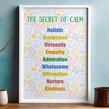 Load image into Gallery viewer, Secret of Calm Wall Art Print
