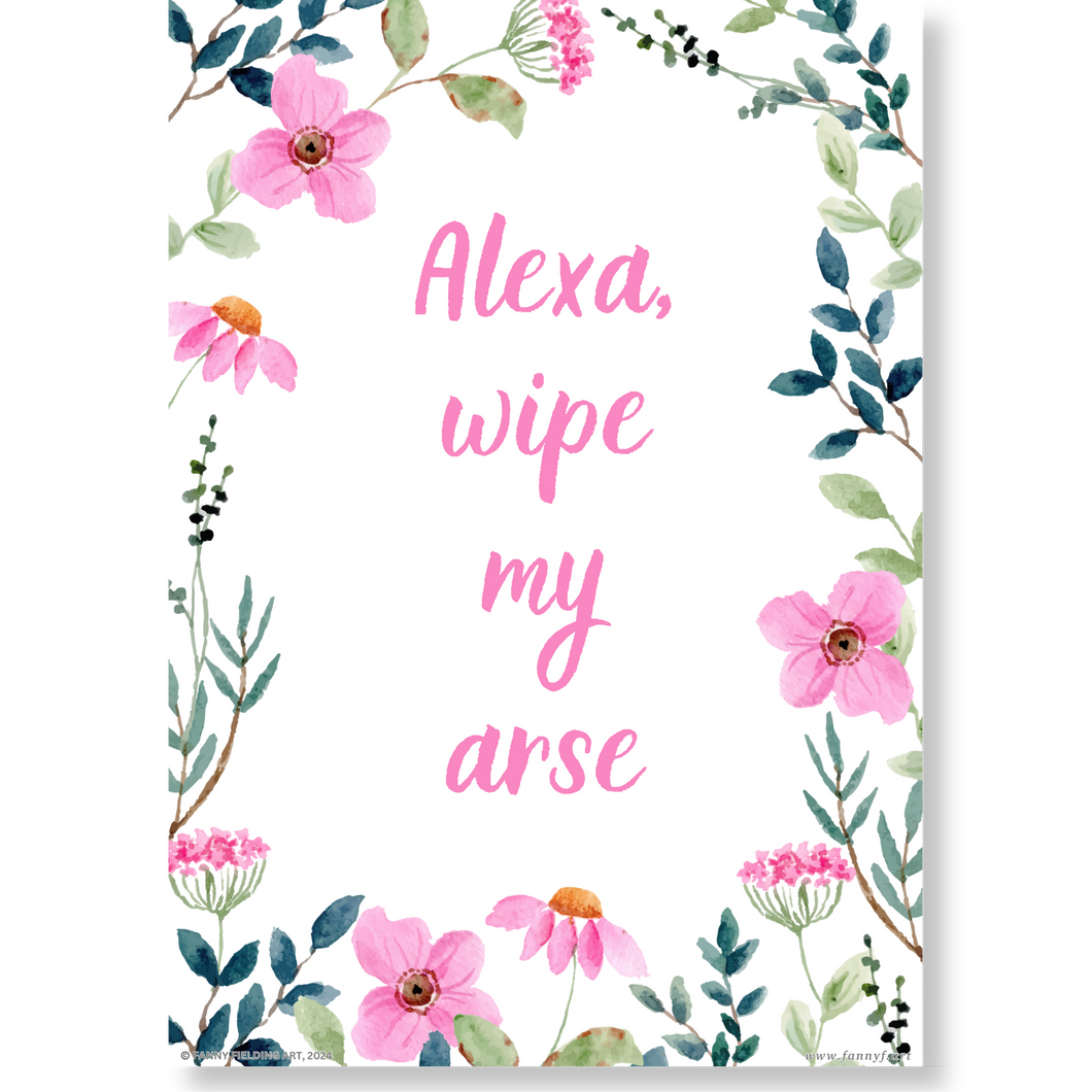 Alexa, Wipe My…