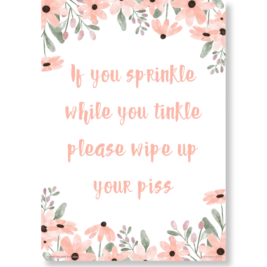 If You Sprinkle…