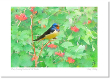 Load image into Gallery viewer, Early Morning Swallow in the Bushes
